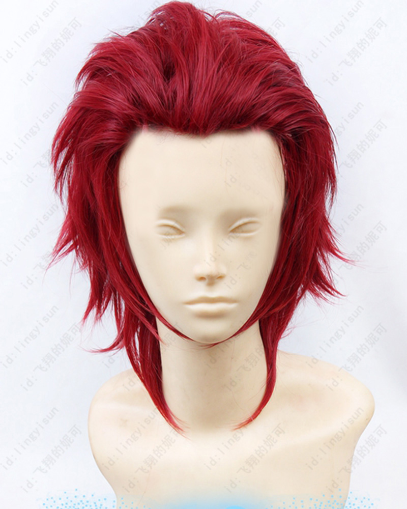 Men Fashion Key - Hisoka映画TVアクションフィギュアキーチェーン、両面、かつらコスプレ、キャップ