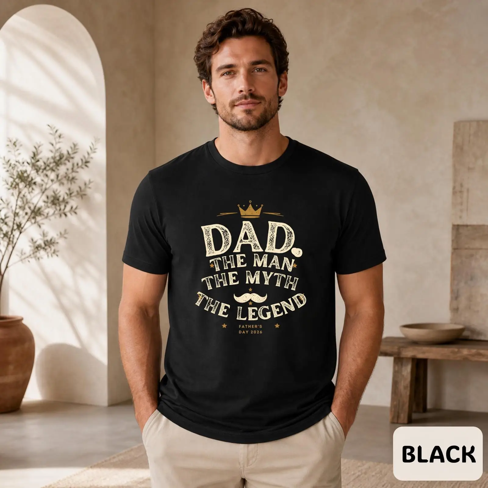 Men'S Fashion Outfit Ideas - お父さんレジェンド Tシャツ 父神話 ストリートウェア 誇り高きパパ カジュアル衣装アイデア