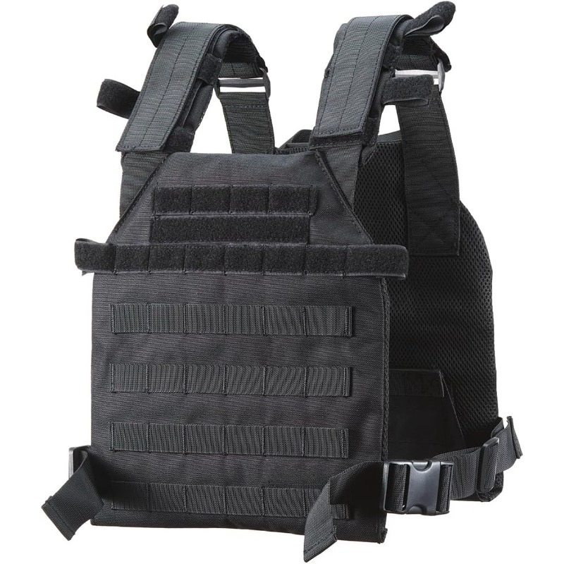 Tactical Vest Men - 男女兼用ウェイトベスト、重量調整可能、筋力・持久力トレーニング、フィットネス、戦術、ランニング用