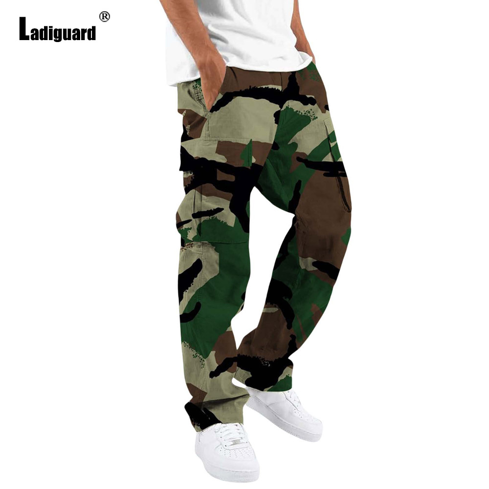 Mens Fashion Camo Pants - 2025年 メンズ スタンドポケット ファッション カモ カーゴパンツ
