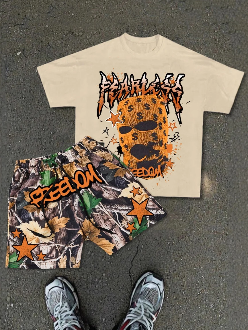 Mens Fashion Camo Pants - 3d 迷彩木の葉プリントメンズショートパンツカジュアル個性クール迷彩ビーチショーツ特大ファッションボードメンズスーツ
