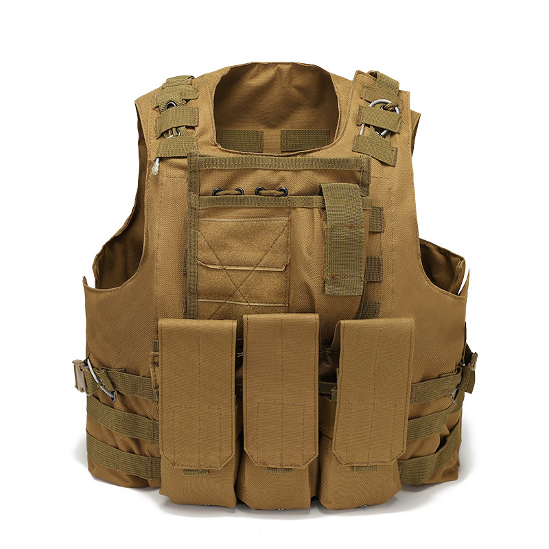 Tactical Vest Men - 600D オックスフォードタクティカルベストメンズミリタリーハンティングベストフィールドバトルエアソフトモールチョッキ戦闘アサルトプレートキャリアベスト
