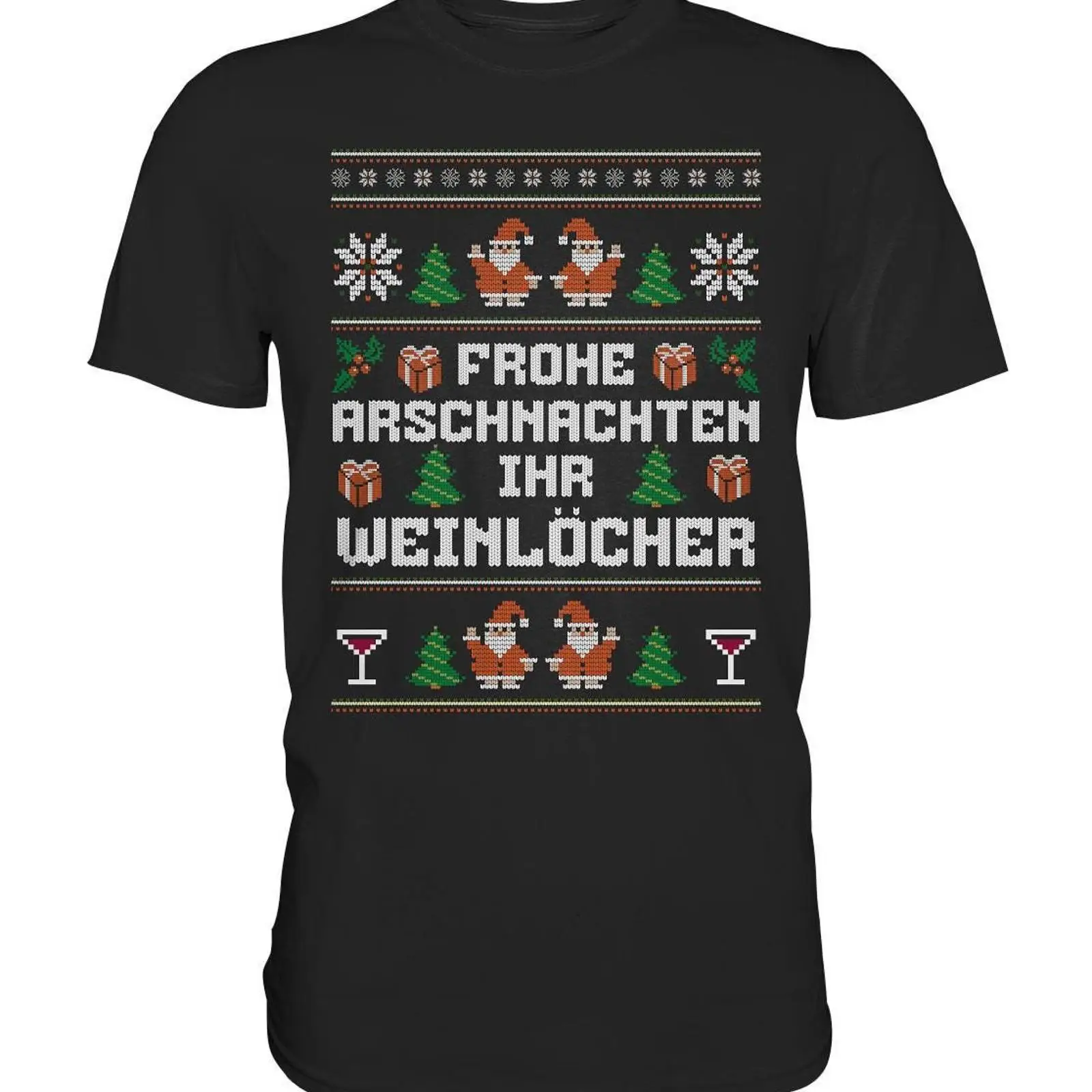 Men'S Fashion Outfit Ideas - メリークリスマス、ワインホールズ、面白いTシャツ、アグリーセーター、アイデア、パーティー、パーティーコスチューム、ヴィンテージ、ウォッシュド、ユニセックス、ファッション、カジュアル、スタイリッシュ