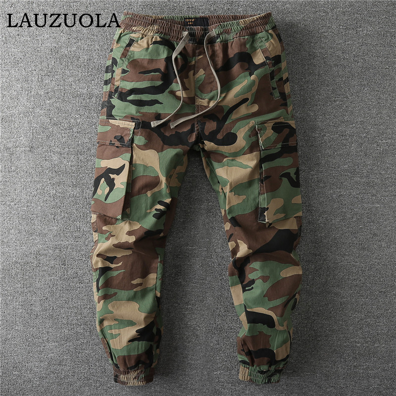 Mens Fashion Camo Pants - ヴィンテージ迷彩マルチポケットカーゴパンツ男性用 2026 ファッション巾着ウエスト弾性カジュアル作業服ズボン男性屋外ジョガー