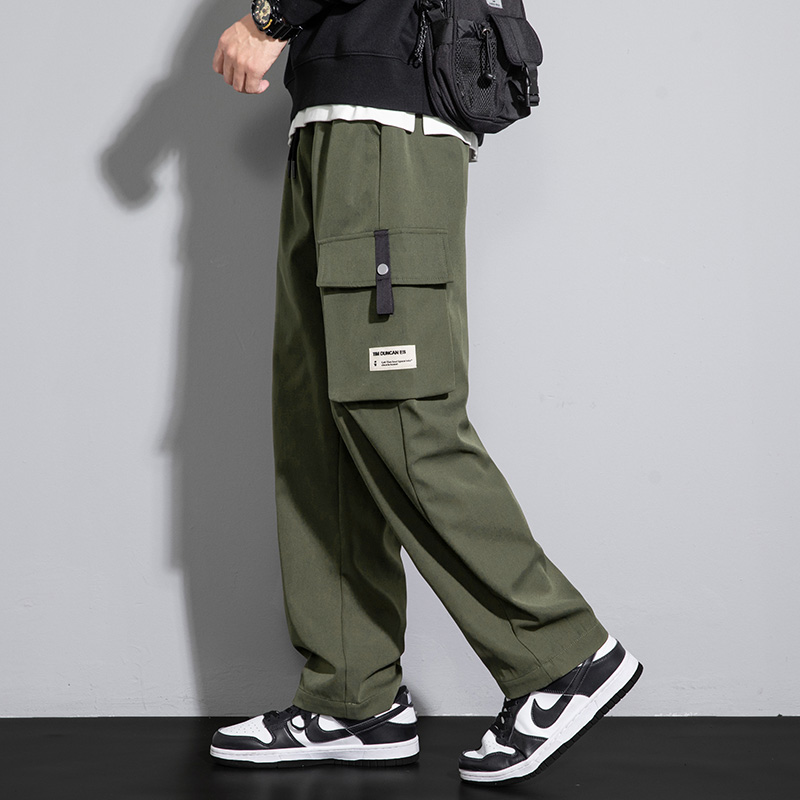 新作コットンメンズカーゴパンツ カーキ カジュアル メンズ  - Men'S Fashion Khaki Pants のレビューと価格