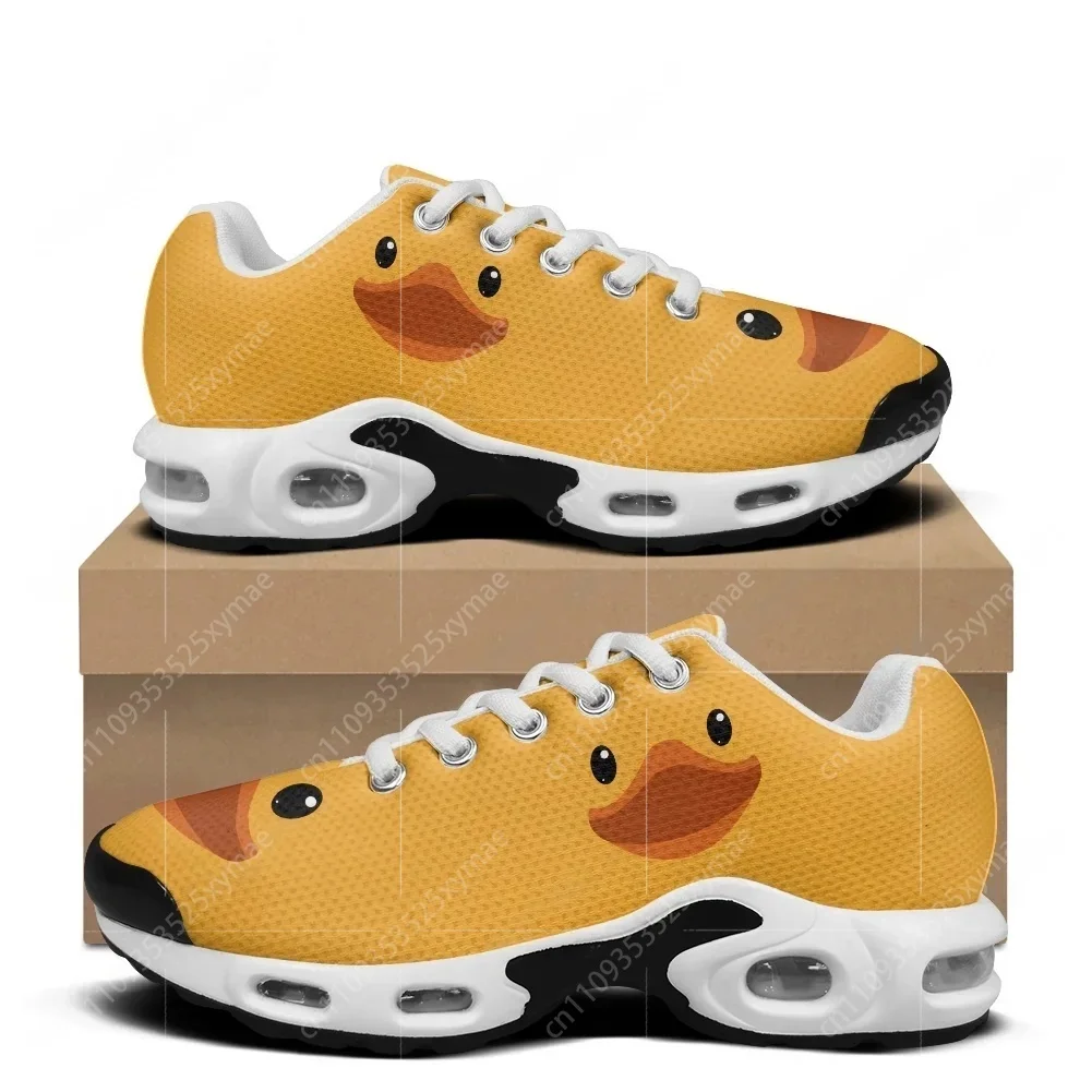 漫画かわいい黄色のアヒル柄エアクッションスニーカーメンズレデ - Yellow Men'S Fashion のレビューと価格