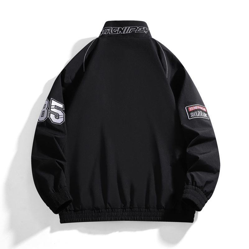 メンズ新作バーシティジャケット ヴィンテージ風レター刺繍 ス - Varsity Jacket Letterman のレビューと価格