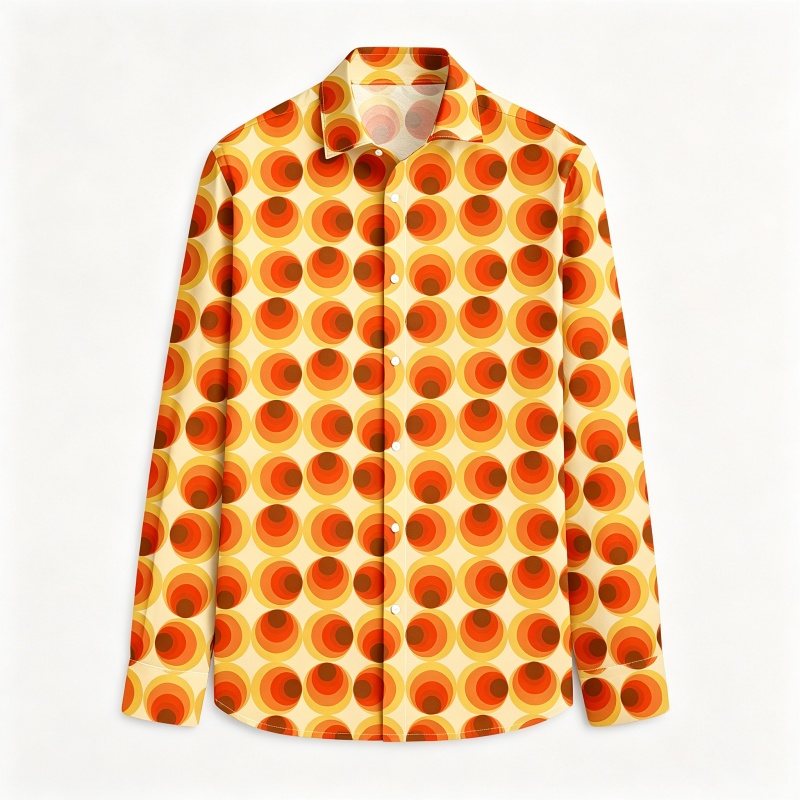 2026年新作メンズシャツ　オリジナルプリント長袖カジュアル - Fashion Mens Shirt のレビューと価格