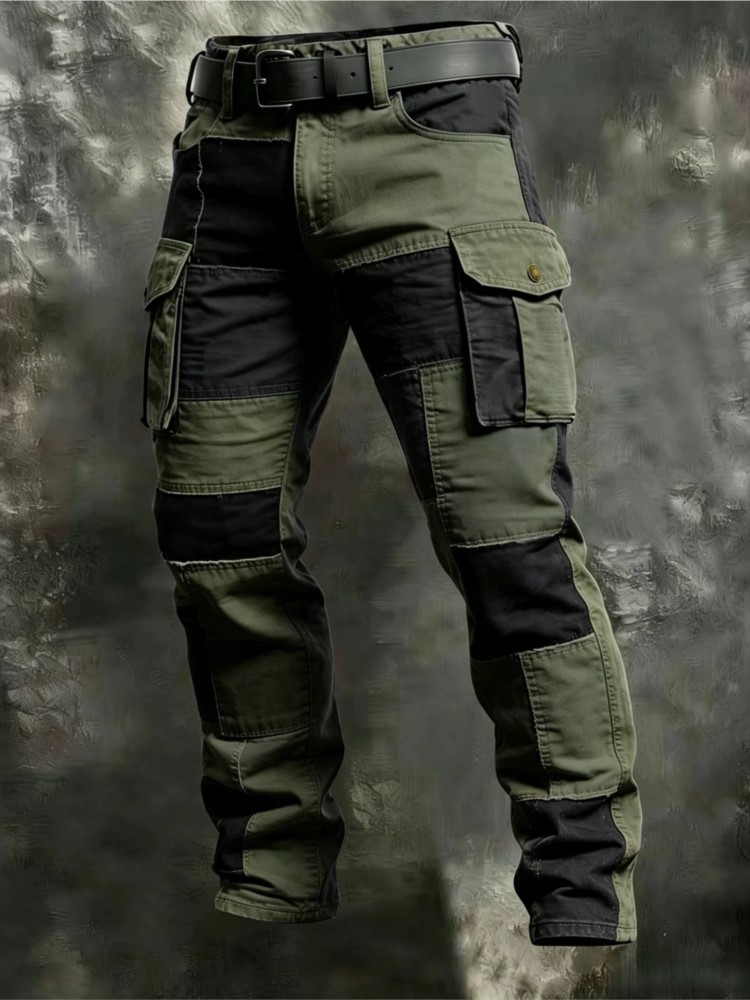 綿男性カーゴパンツカーキカジュアル男性戦術ジョガーカーゴマル - Men'S Fashion Khaki Pants のレビューと価格