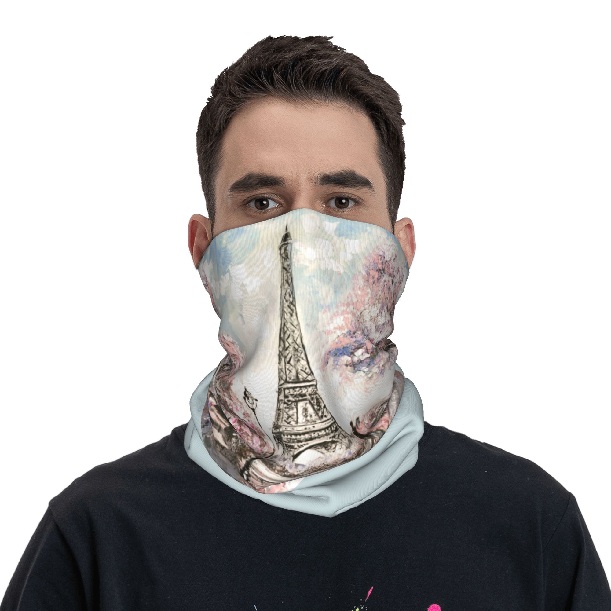 カスタムエッフェル塔パリバンダナ冬用ネックウォーマー女性用防 - Paris Men'S Fashion のレビューと価格