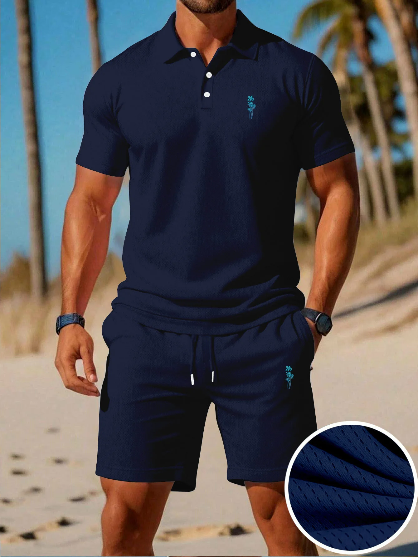 夏の新作メンズポロシャツセット カジュアルスポーティー クー - Polo Shirt Slim のレビューと価格