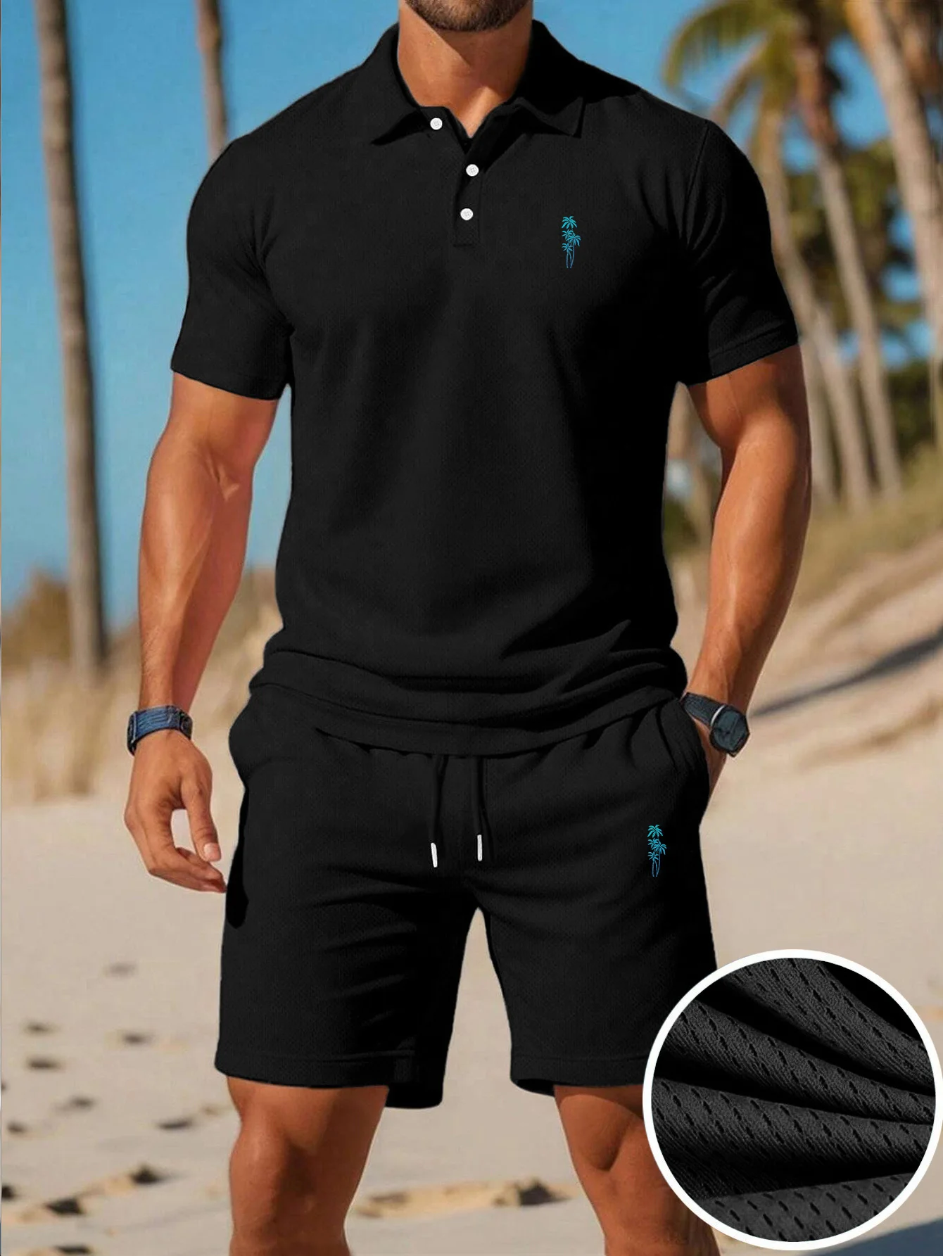 夏の新作メンズポロシャツセット カジュアルスポーティー クー - Polo Shirt Slim のレビューと価格