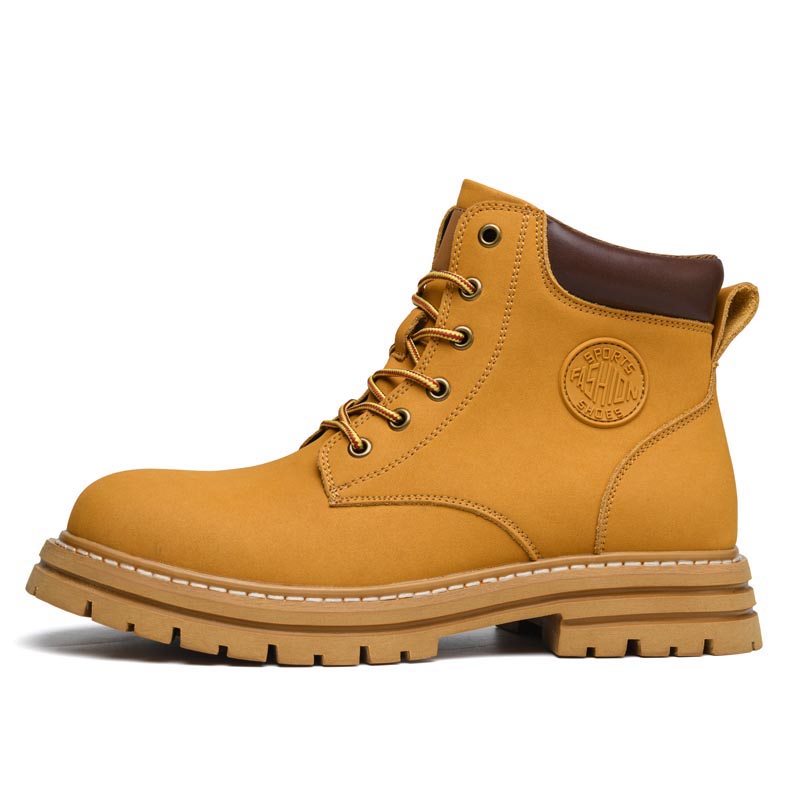ビッグサイズ49 50 冬用ブラックレザーブーツ メンズ レ - Fashion Men'S Boots のレビューと価格