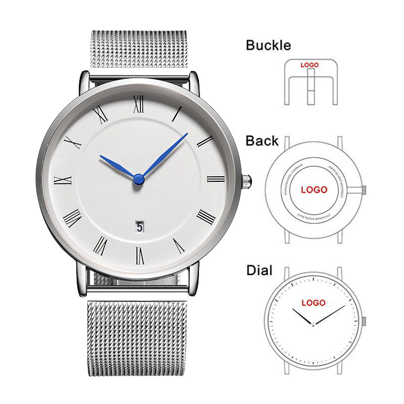 B-8210N ステンレススチールメッシュストラップ クラシ - Men'S Fashion Logo のレビューと価格