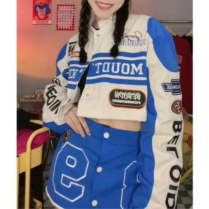 女性のための特大のバーシティボンバージャケット,ヴィンテージ - Varsity Jacket Letterman のレビューと価格