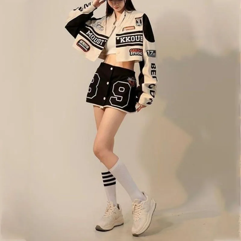 女性のための特大のバーシティボンバージャケット,ヴィンテージ - Varsity Jacket Letterman のレビューと価格