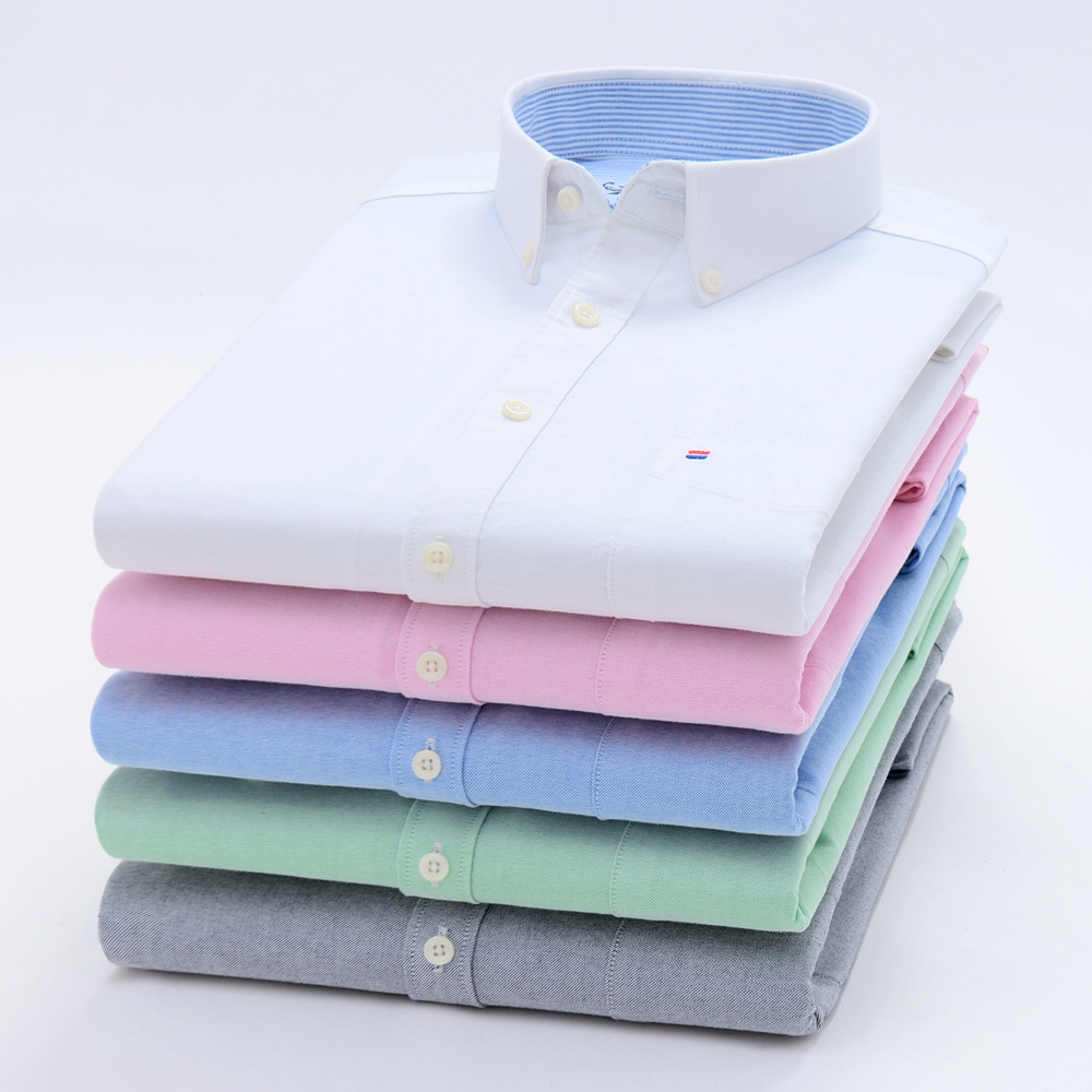 メンズチェック柄ストライプオックスフォード長袖ボタンダウンシ - Men'S Fashion Over 60 のレビューと価格