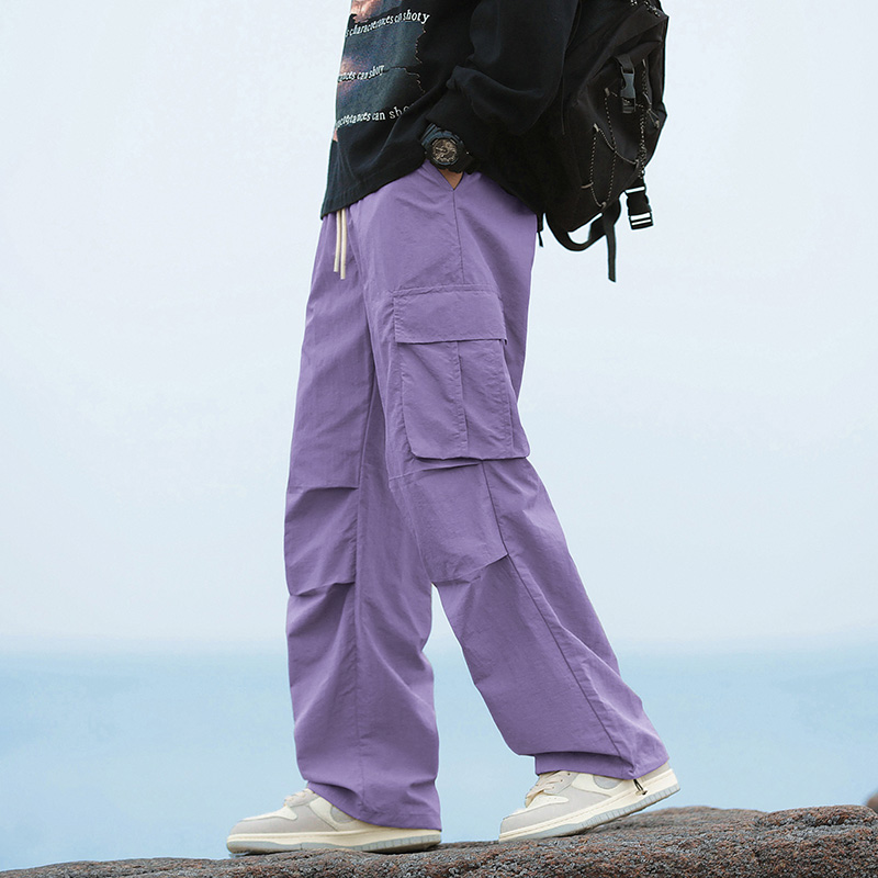 メンズルーズカーゴパンツ韓国ファッションストリートウェアマン - Cargo Jogger Pants のレビューと価格