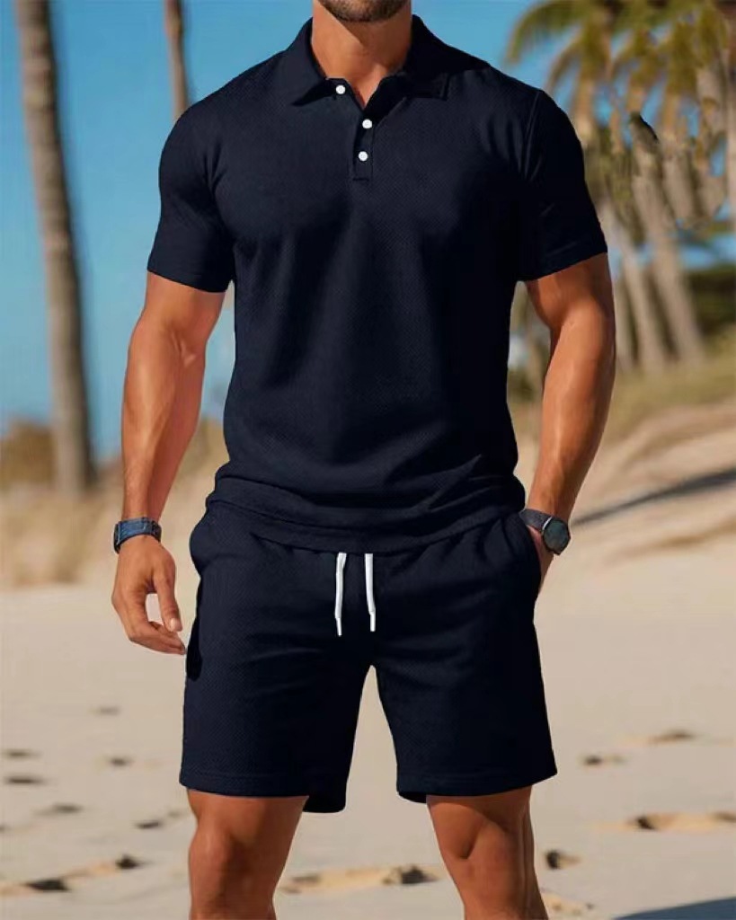 2026年メンズサマーポロシャツセット、カジュアルスポーツ万 - Polo Shirt Slim のレビューと価格