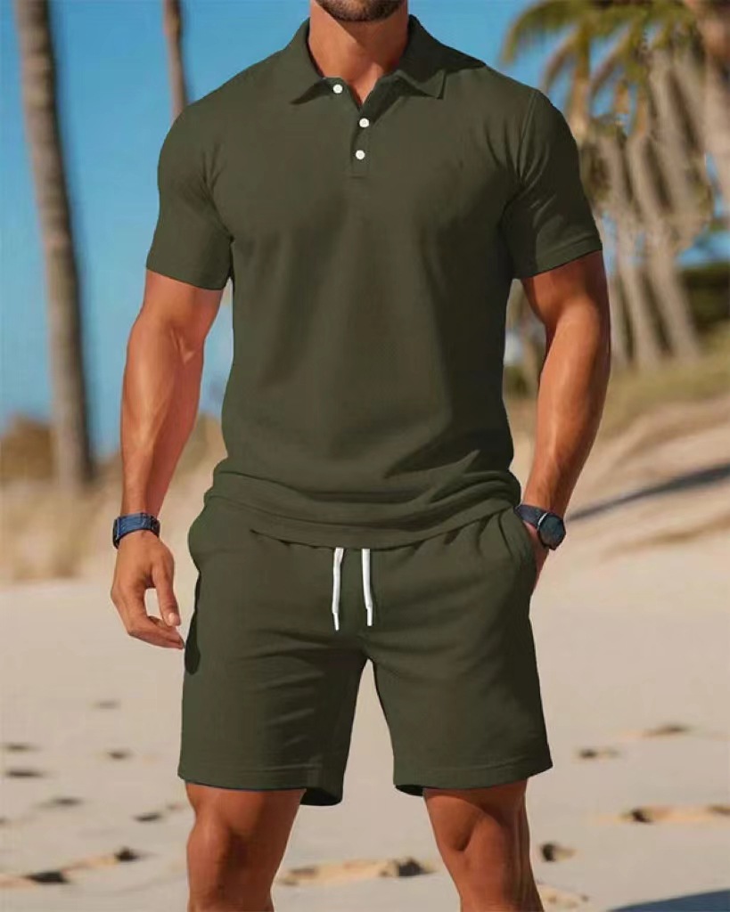 2026年メンズサマーポロシャツセット、カジュアルスポーツ万 - Polo Shirt Slim のレビューと価格