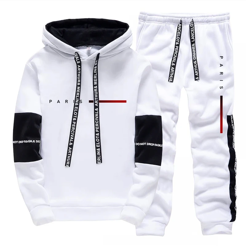 パリファッションパーカーストリートウェアメンズセットフード付 - Paris Men'S Fashion のレビューと価格