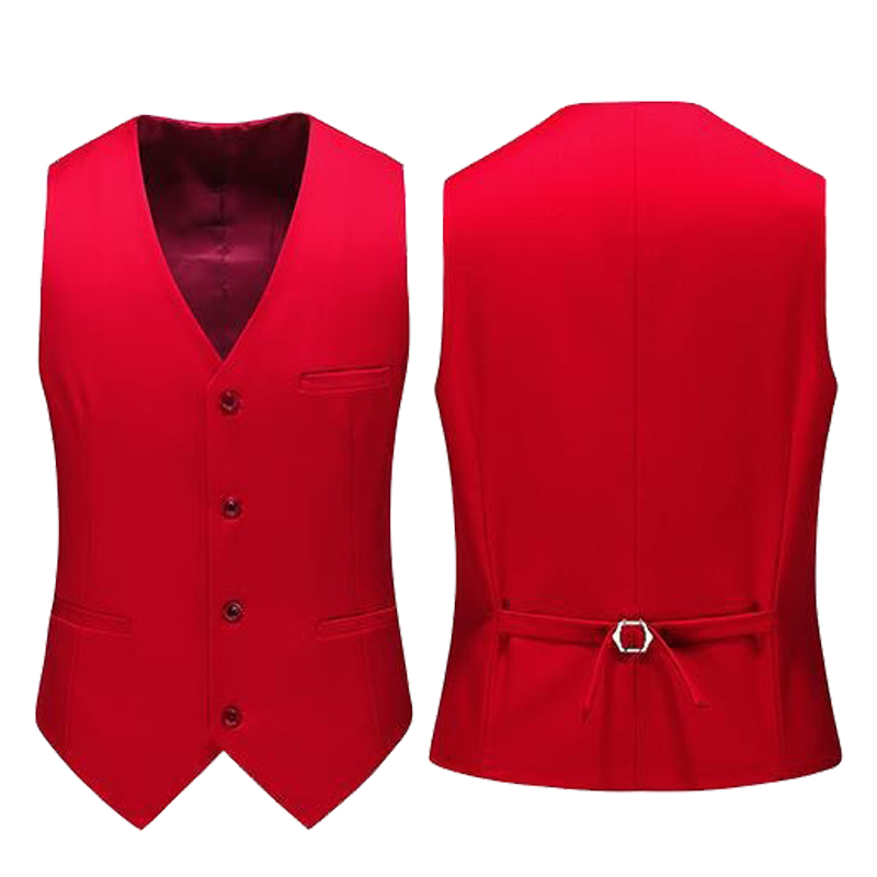 19 色メンズベスト無地ファッションカジュアルスーツベスト男 - Formal Waistcoat Vest のレビューと価格
