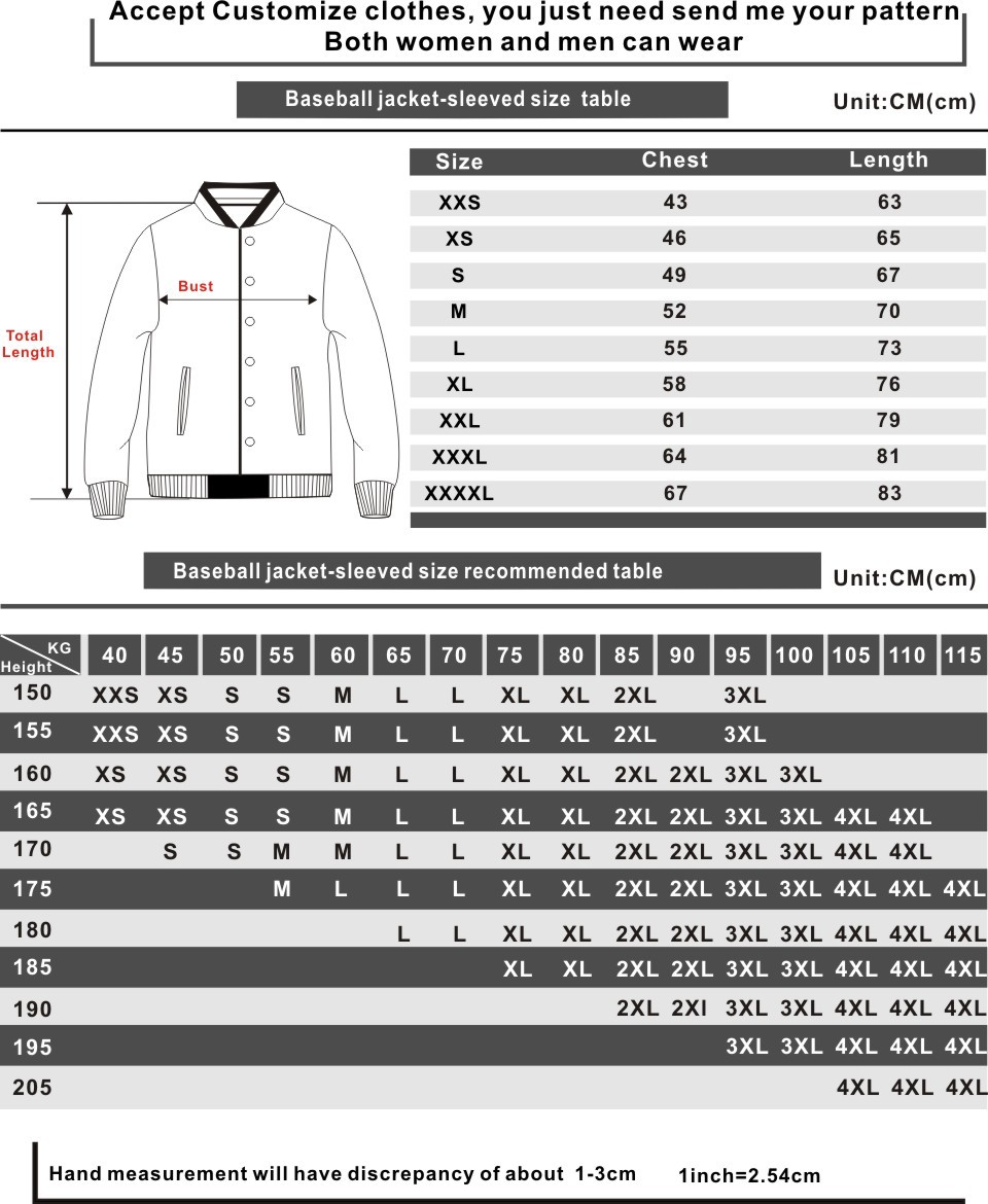 バンビ-男性と女性のための野球ジャケット,ボンバージャケット - Varsity Jacket Letterman のレビューと価格