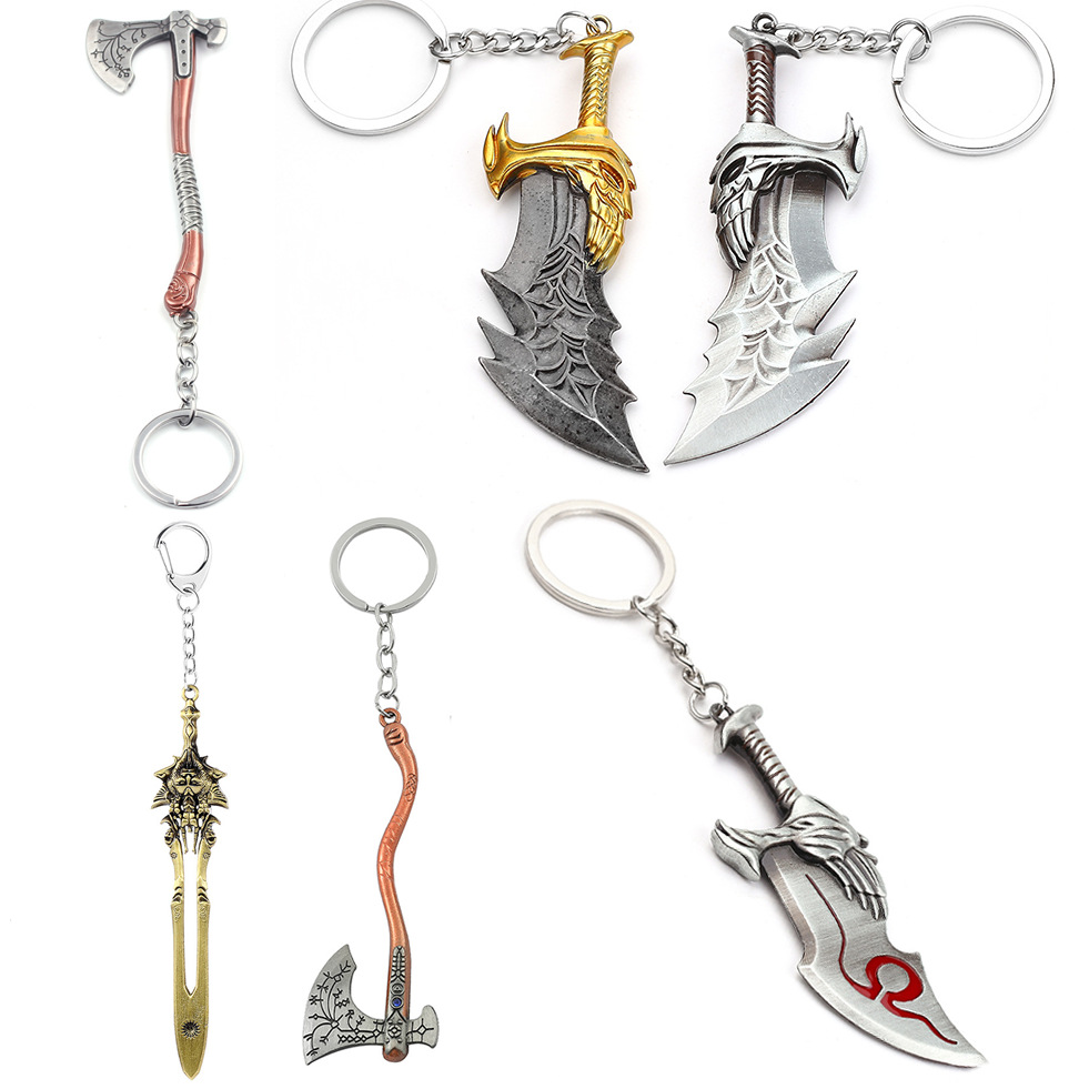 ゴッド・オブ・ウォー4 クレイトスの剣 キーホルダー ペンダ - Men Fashion Key のレビューと価格