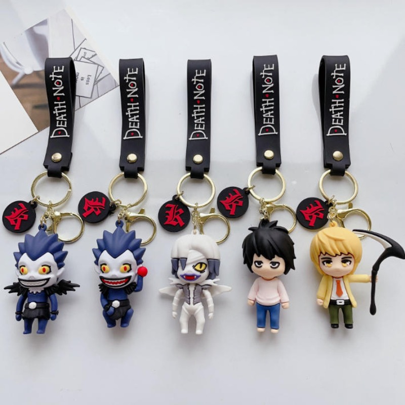 新しいアニメキーホルダー女性男性キーチェーン漫画両面ペンダン - Men Fashion Key のレビューと価格