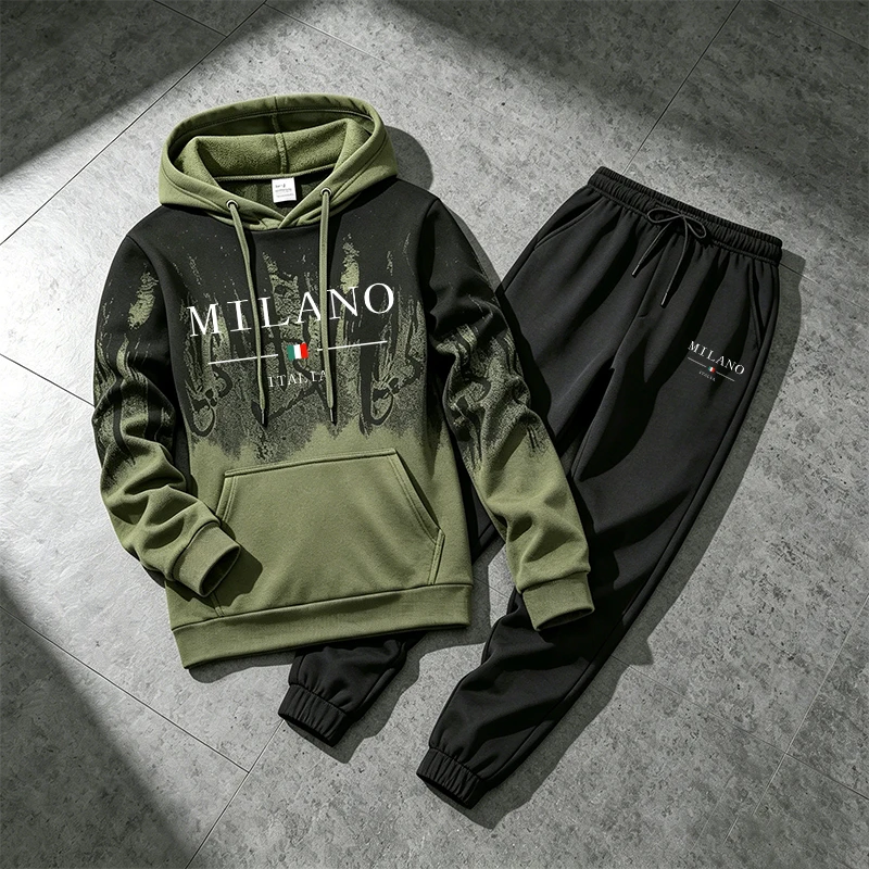 2026新作 メンズトラックスーツ パーカー＆スウェットパン - Mens Fashion Casual 2026 のレビューと価格