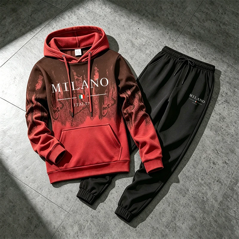 2026新作 メンズトラックスーツ パーカー＆スウェットパン - Mens Fashion Casual 2026 のレビューと価格