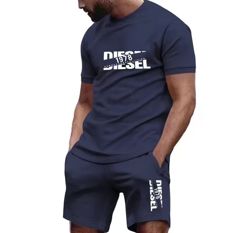 2026年新作夏メンズTシャツ+ショートパンツセット、プリン - Mens Fashion Wear のレビューと価格
