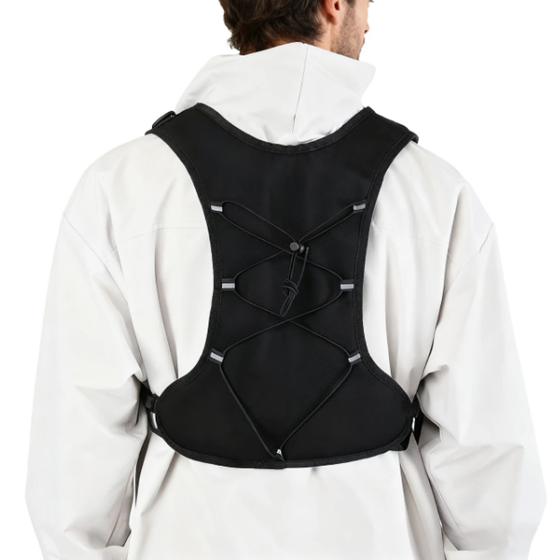 反射デザインチェストパックアウトドアスポーツタクティカルベス - Tactical Vest Men のレビューと価格