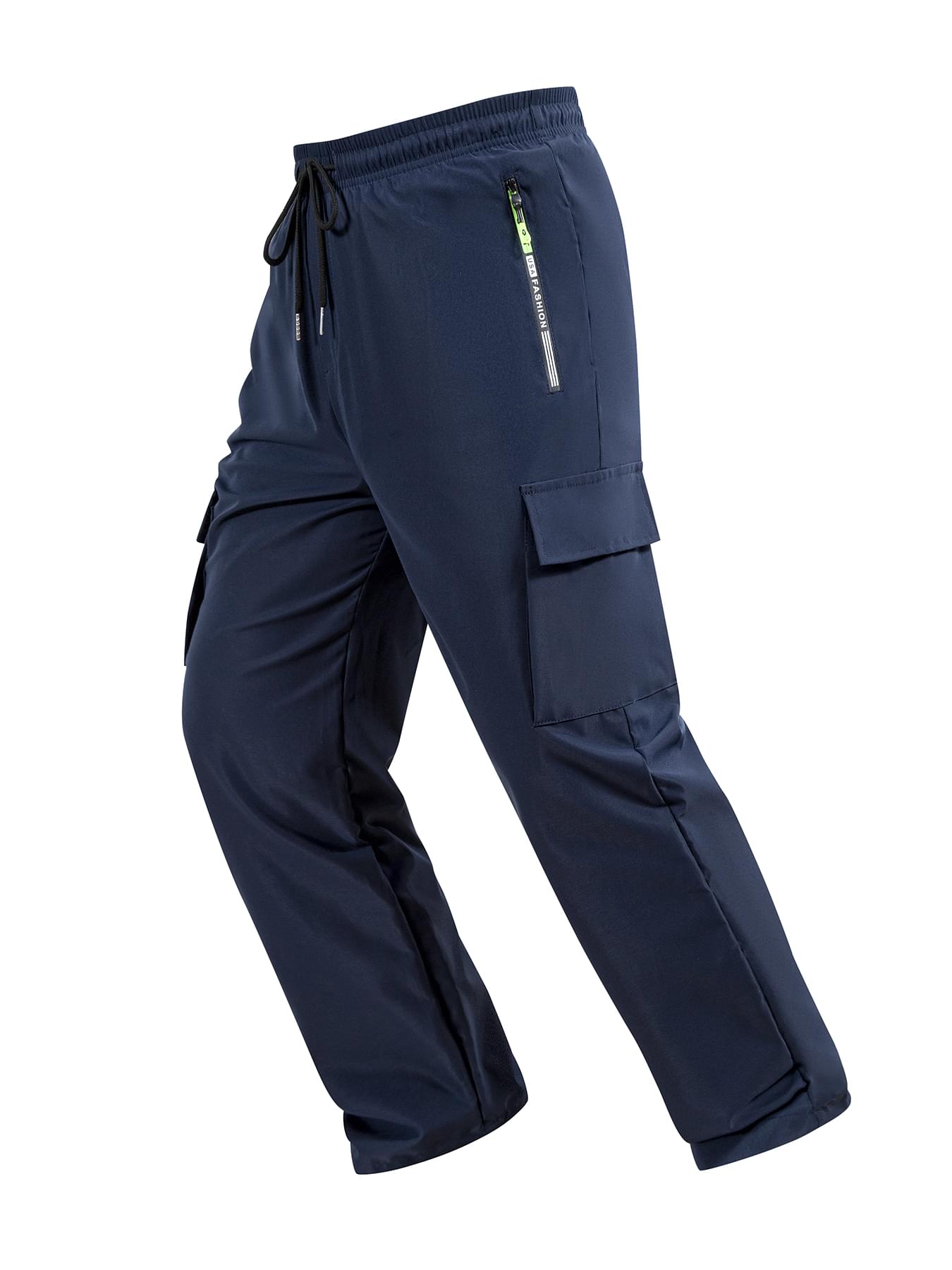 春秋メンズカーゴパンツ無地アウトドアカジュアルパンツ多ポケッ - Cargo Jogger Pants のレビューと価格
