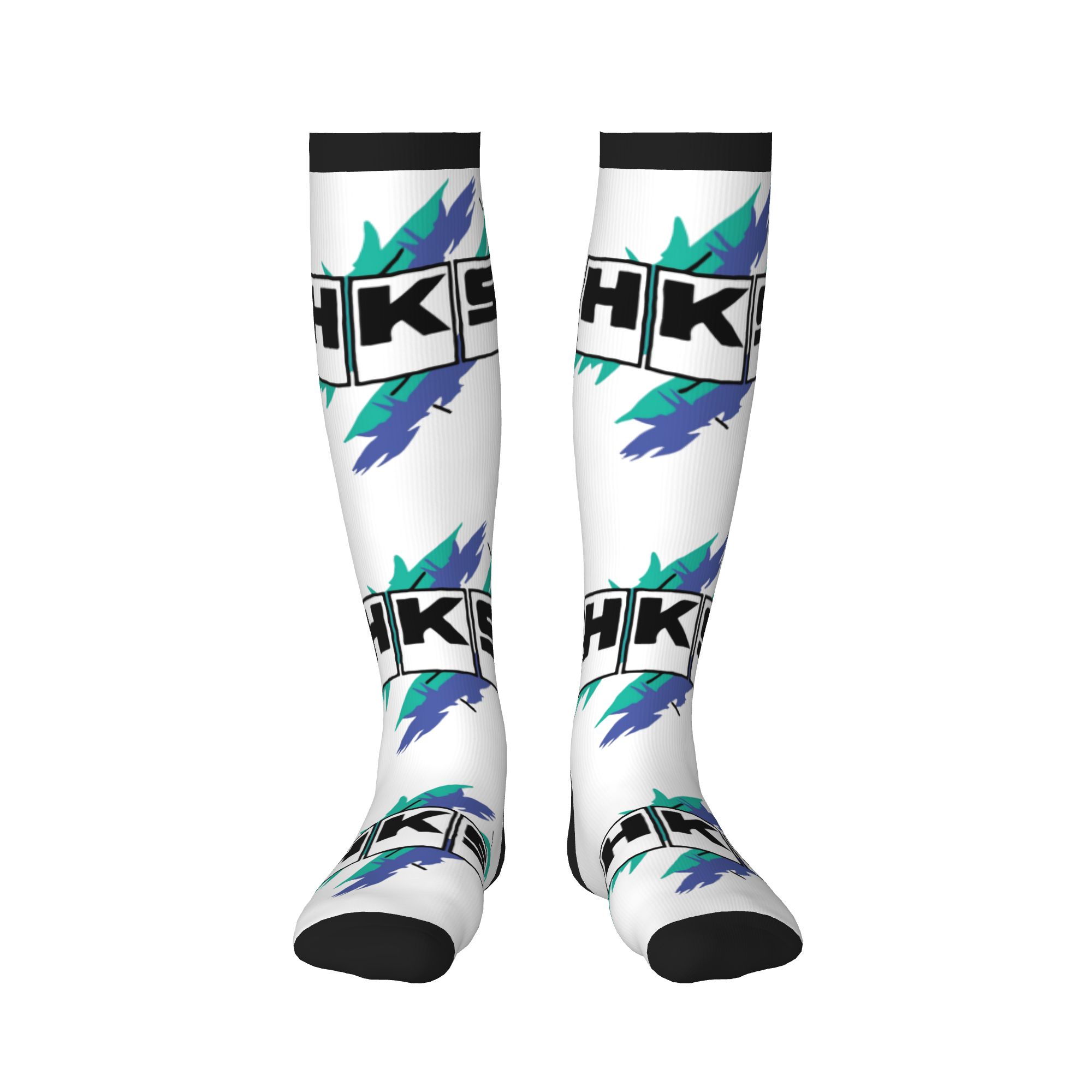 ファッションプリント HKS ヴィンテージロゴソックス男性女 - Men'S Fashion Logo のレビューと価格