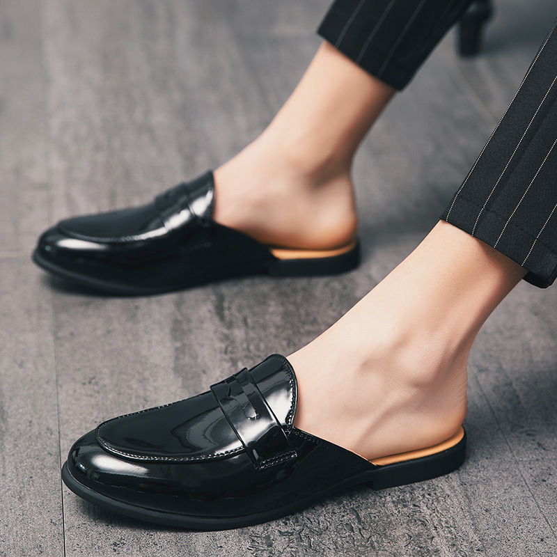 イタリアンデザイン メンズスリッパ パテントレザー ローファ - Men'S Fashion Loafers Shoes のレビューと価格