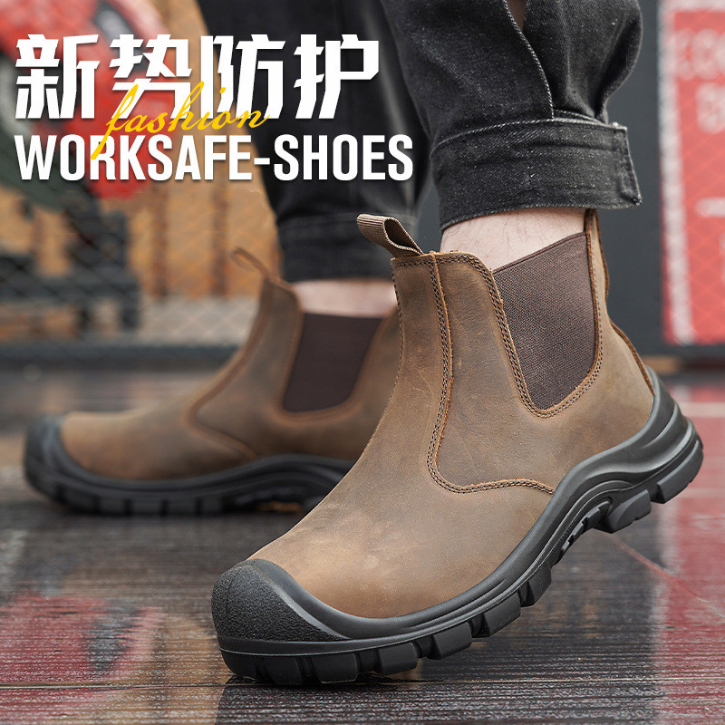大きいサイズのメンズファッション、スチールトゥカバー付きワー - Fashion Men'S Boots のレビューと価格