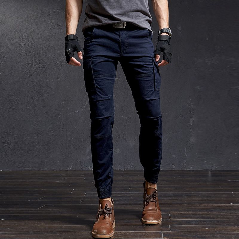 ファッション高品質スリム迷彩カジュアル戦術的なカーゴパンツ男 - Mens Fashion Camo Pants のレビューと価格