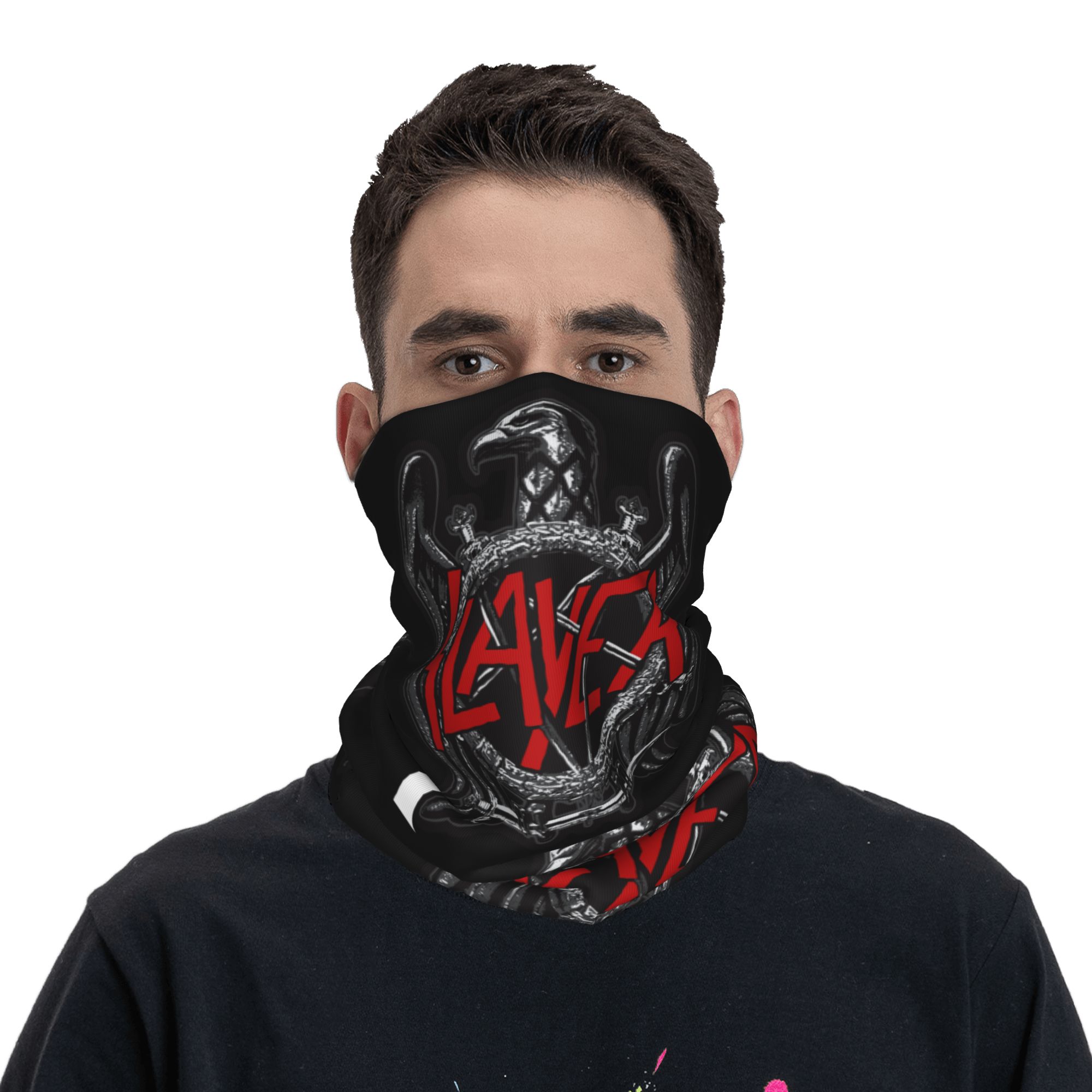 カスタムスレイヤーズロゴバンダナネックゲイターUV保護フェイ - Men'S Fashion Logo のレビューと価格