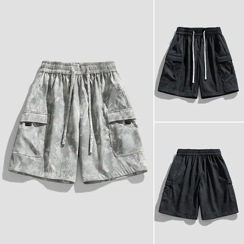 軽量夏クール通気性ショートパンツメンズファッション迷彩ショー - Mens Fashion Camo Pants のレビューと価格