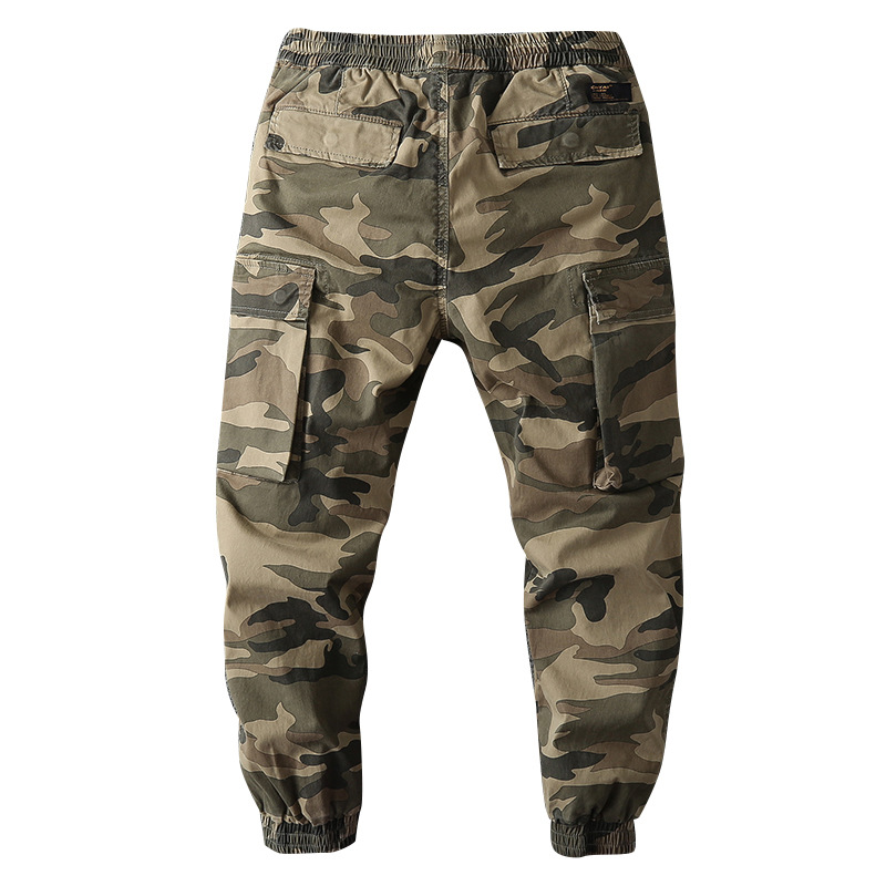 ヴィンテージ迷彩マルチポケットカーゴパンツ男性用 2026  - Mens Fashion Camo Pants のレビューと価格