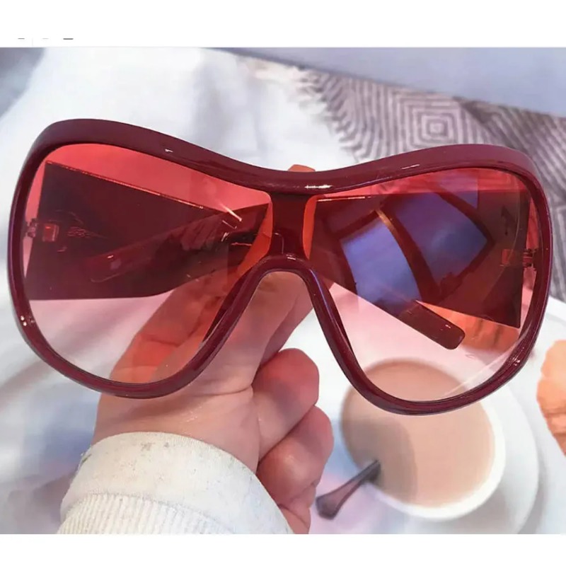 ワンピースオーバーサイズ Y2K サングラス女性男性用ヴィン - Men'S Fashion Y2K のレビューと価格