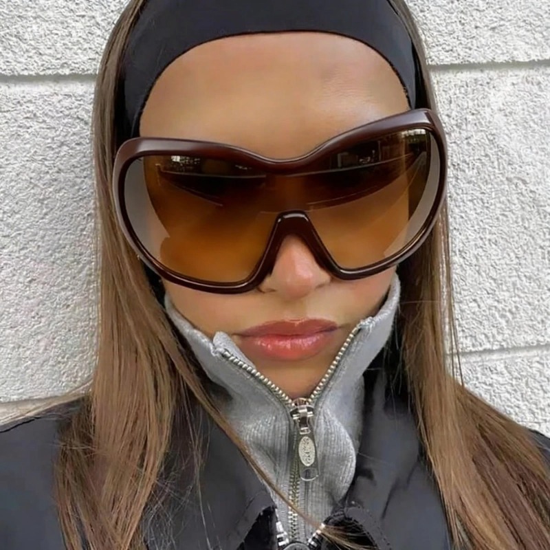 ワンピースオーバーサイズ Y2K サングラス女性男性用ヴィン - Men'S Fashion Y2K のレビューと価格