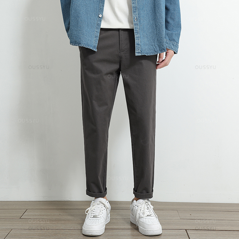 2026年秋 カーキチノカジュアルパンツ メンズ 97%コッ - Men'S Fashion Khaki Pants のレビューと価格