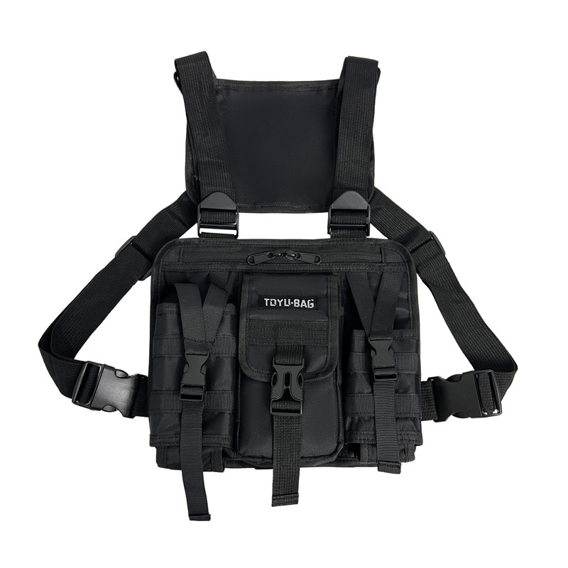 ヒップホップ ストリートウェア レディース チェストバッグ  - Tactical Vest Men のレビューと価格