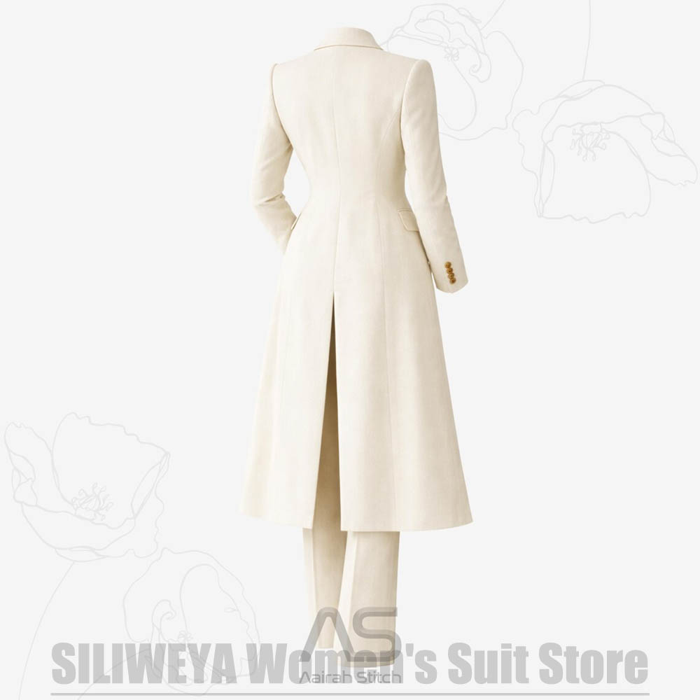 レディーススーツ 3ピース ダブルブレスト ロングコート ベ - Formal Waistcoat Vest のレビューと価格