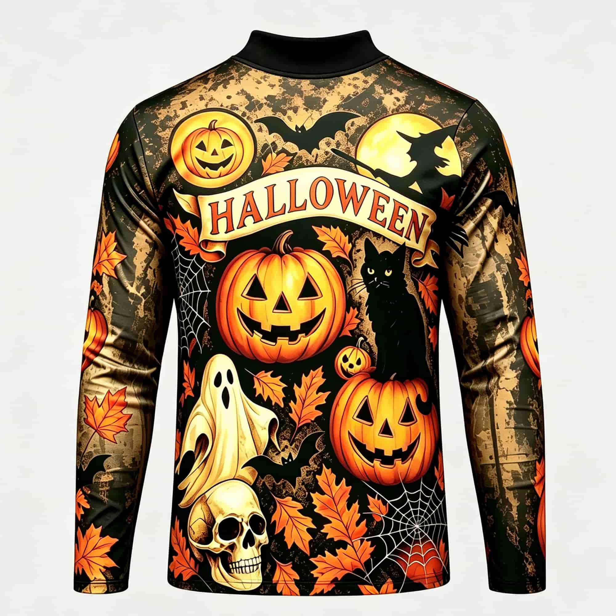 カジュアルファッションストリートスタイル ハロウィンプリント - Fashion Mens Shirt のレビューと価格