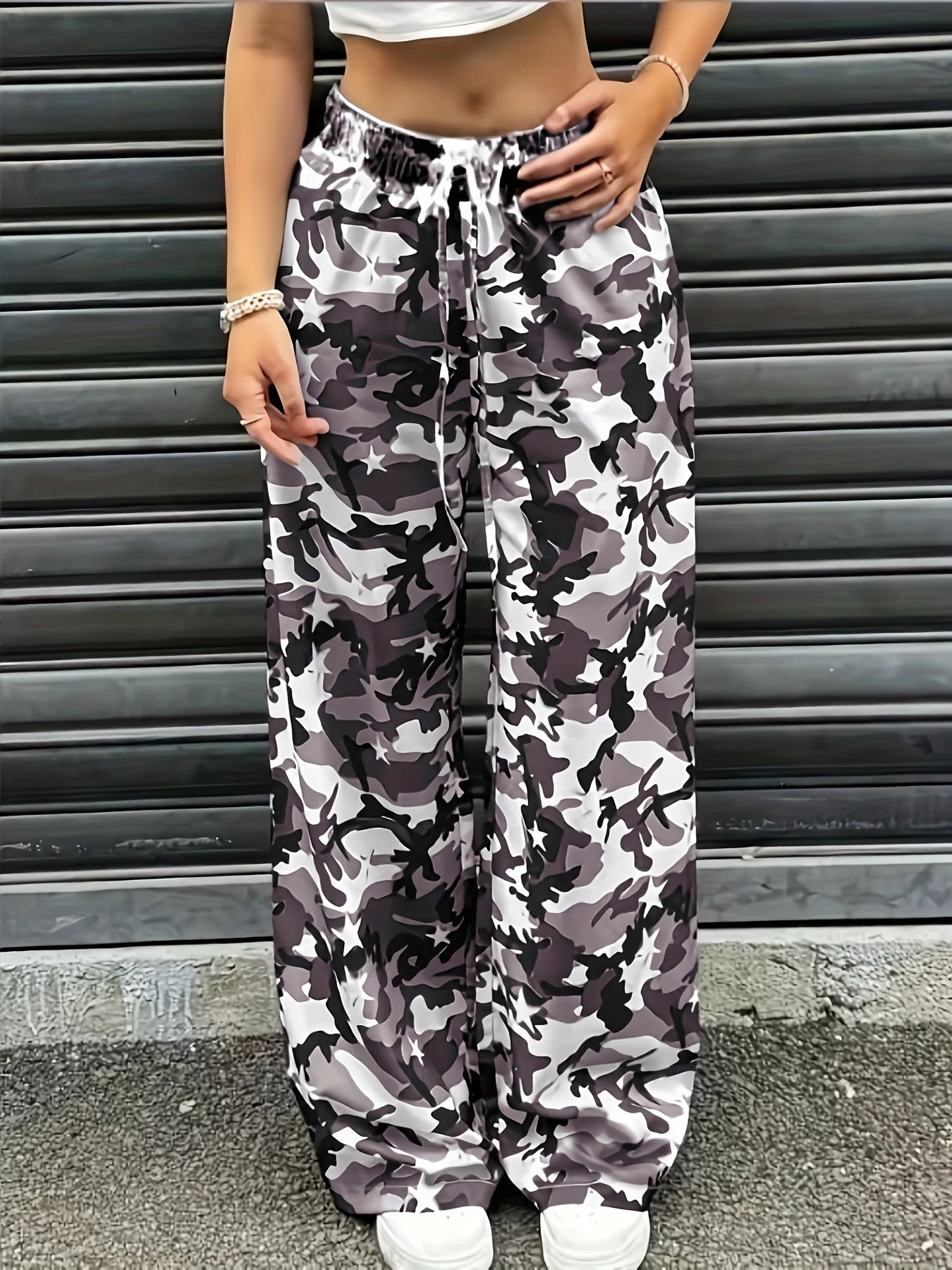 ホット販売夏男性女性ブルー迷彩ワイドレッグパンツ通気性速乾性 - Mens Fashion Camo Pants のレビューと価格