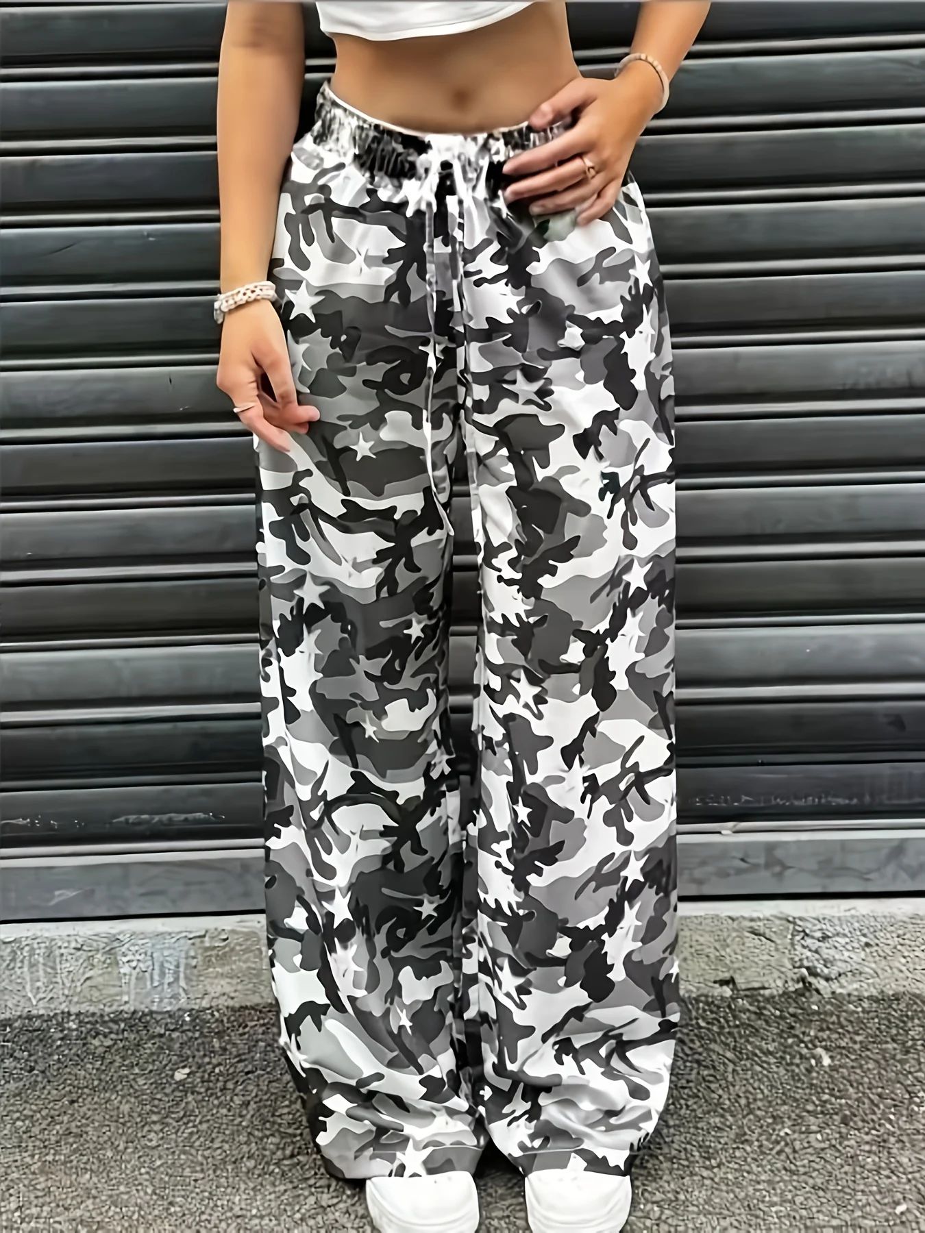 ホット販売夏男性女性ブルー迷彩ワイドレッグパンツ通気性速乾性 - Mens Fashion Camo Pants のレビューと価格