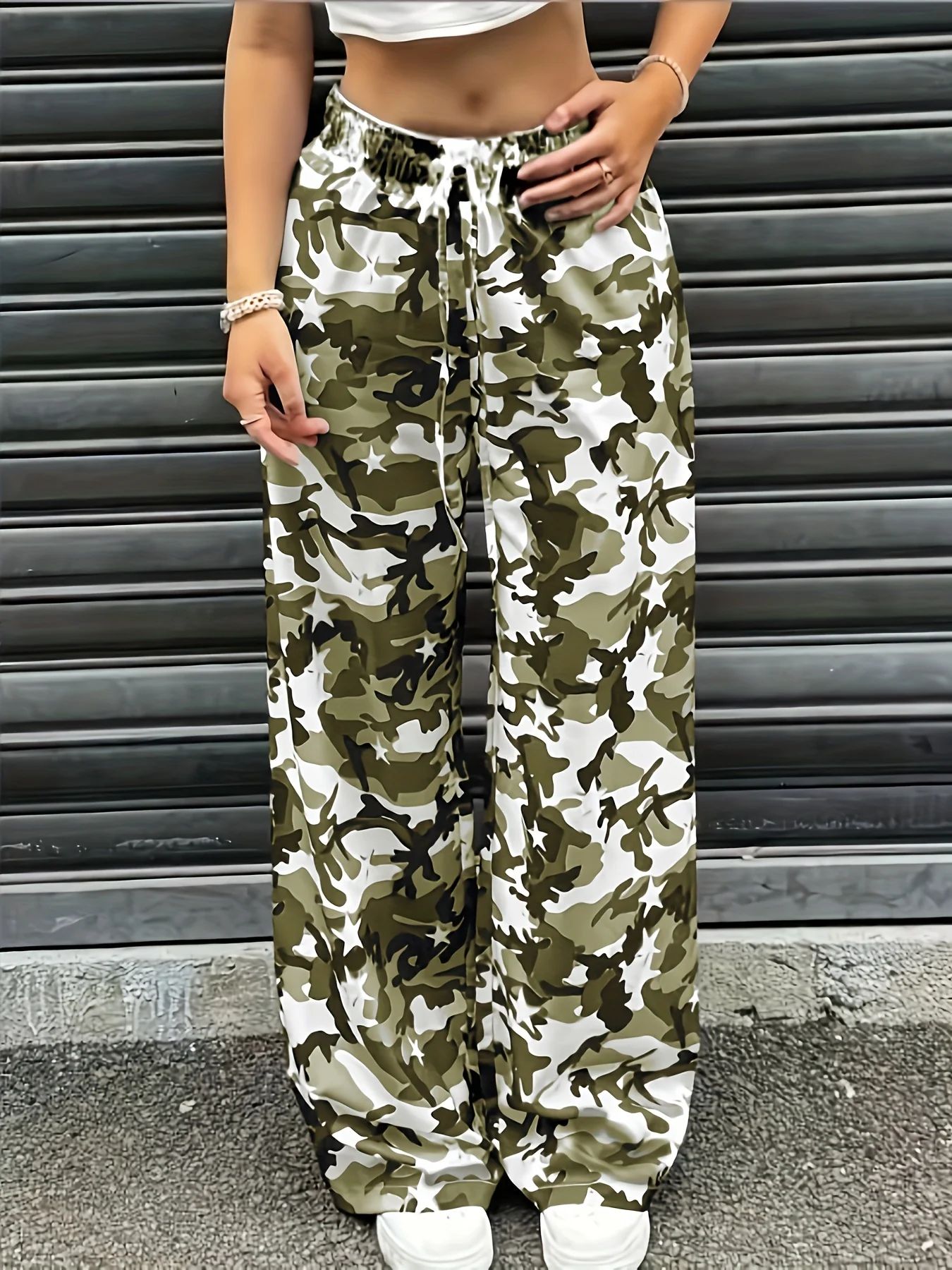 ホット販売夏男性女性ブルー迷彩ワイドレッグパンツ通気性速乾性 - Mens Fashion Camo Pants のレビューと価格